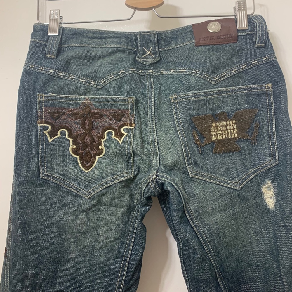 Antik Denim Distressed Jeans Low Rise Size 29